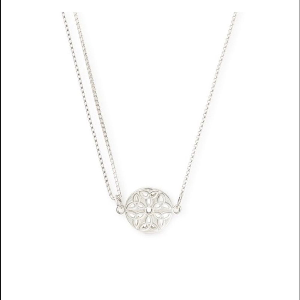 Alex and Ani Endless Knot II Pull Chain Necklace